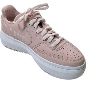 Blush Pink Platform Sneakers. Nike. Size 6